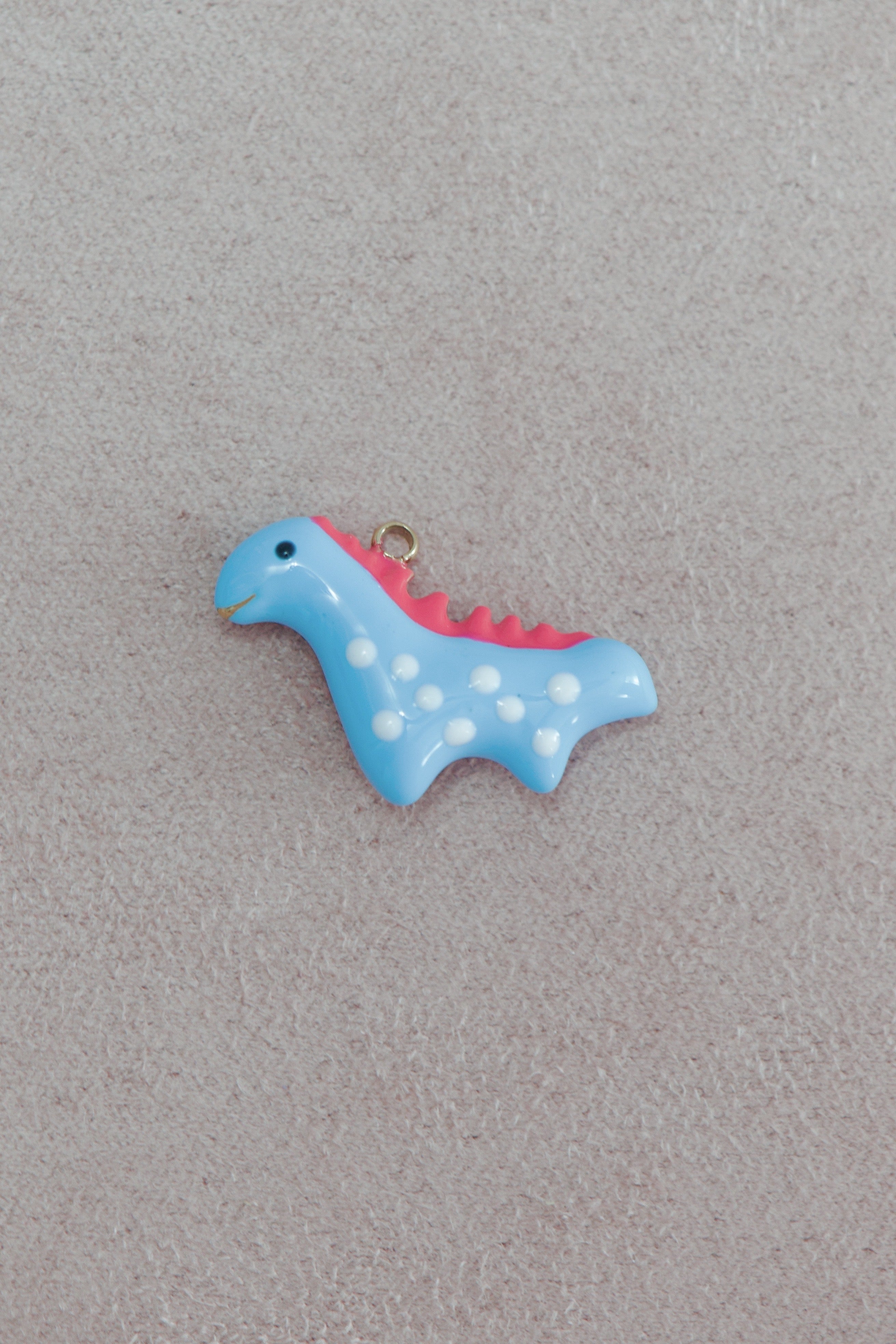 Blue Dino Charm