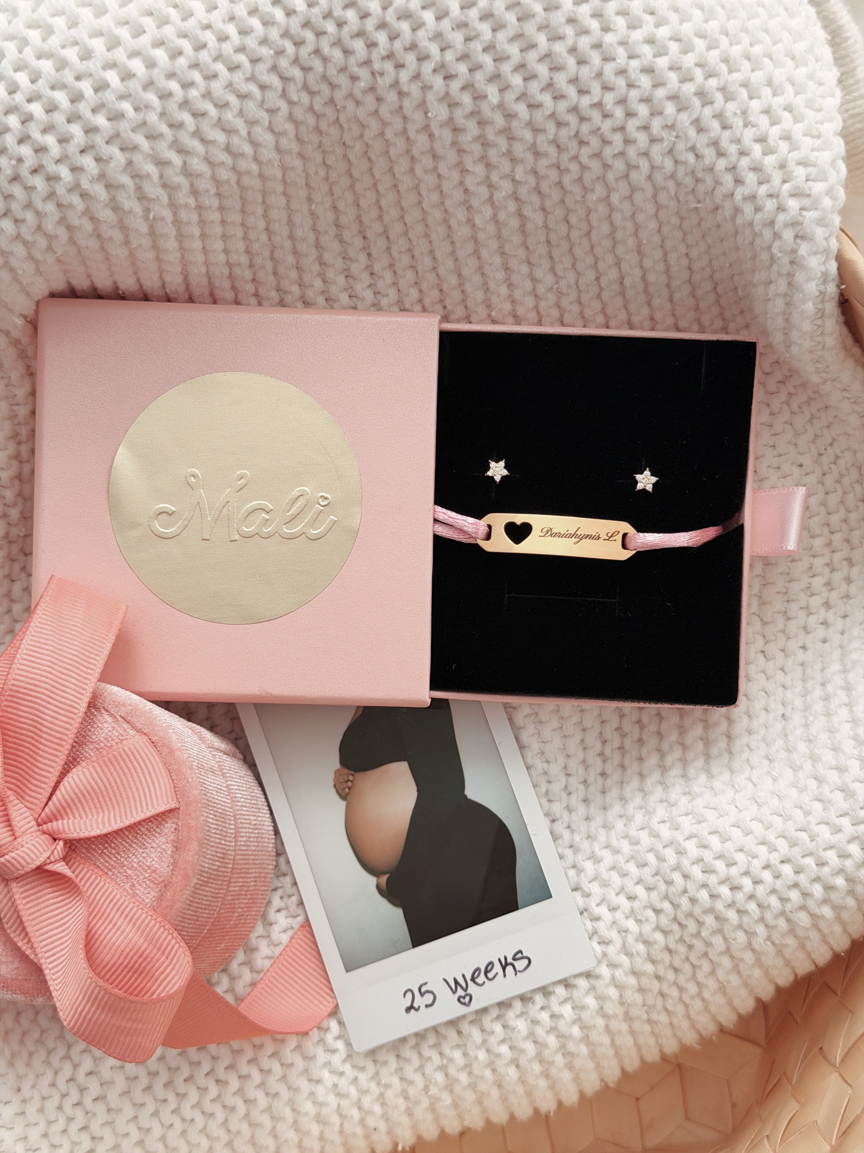 Girl Bundle Earrings and Nylon Bracelet