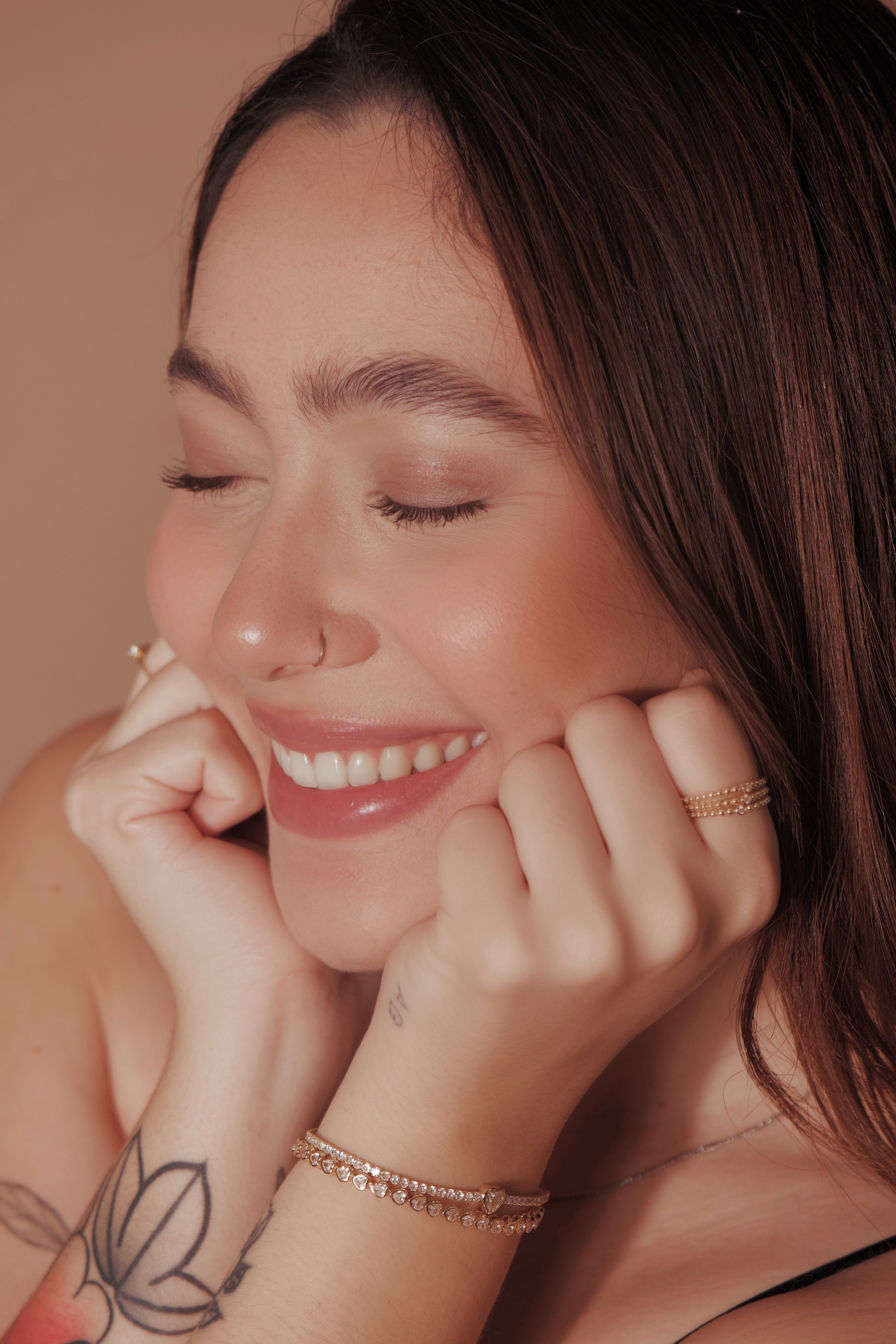 Iced Mali Hearts Bracelet