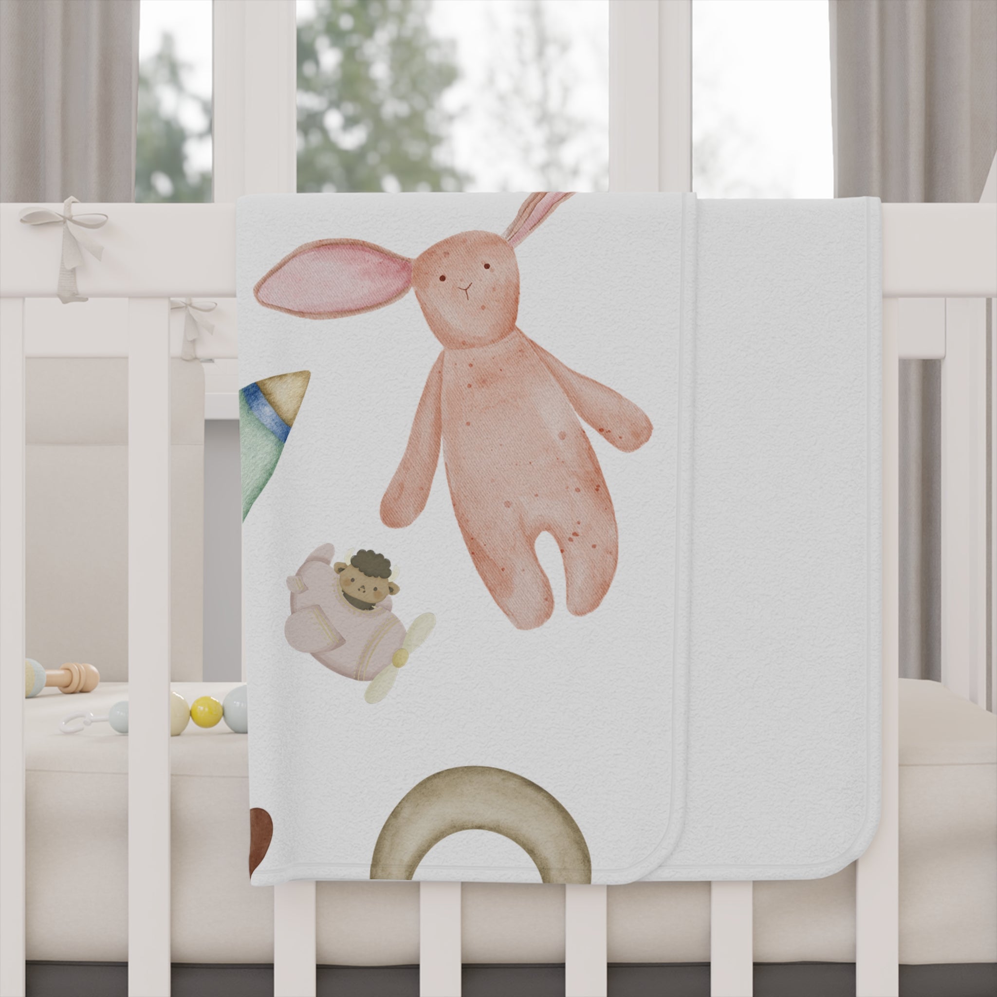 Whimsical Toddler Blanket - Soft & Cozy Baby Gift with Cute Animal Designs