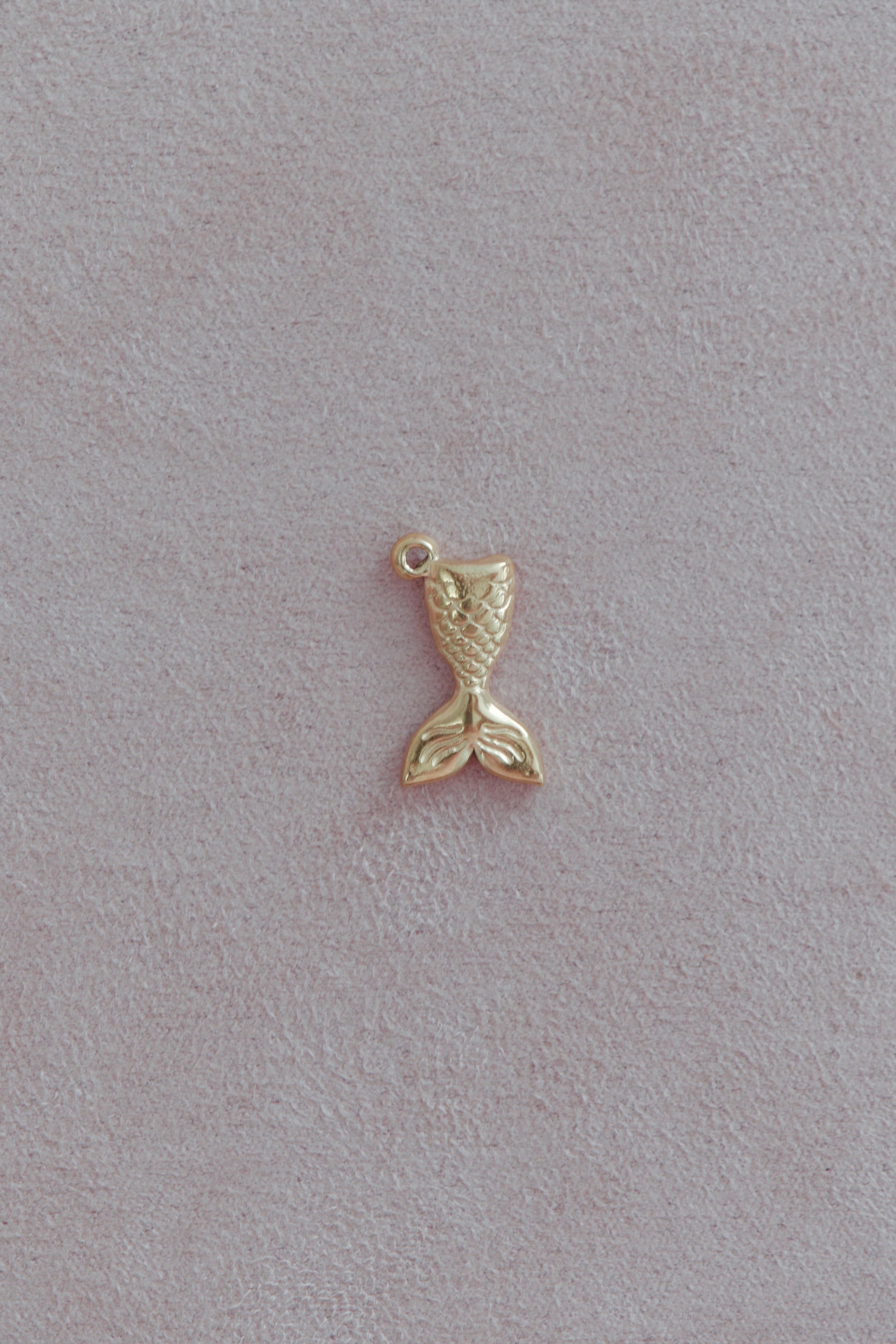 Gold Mermaid Charm