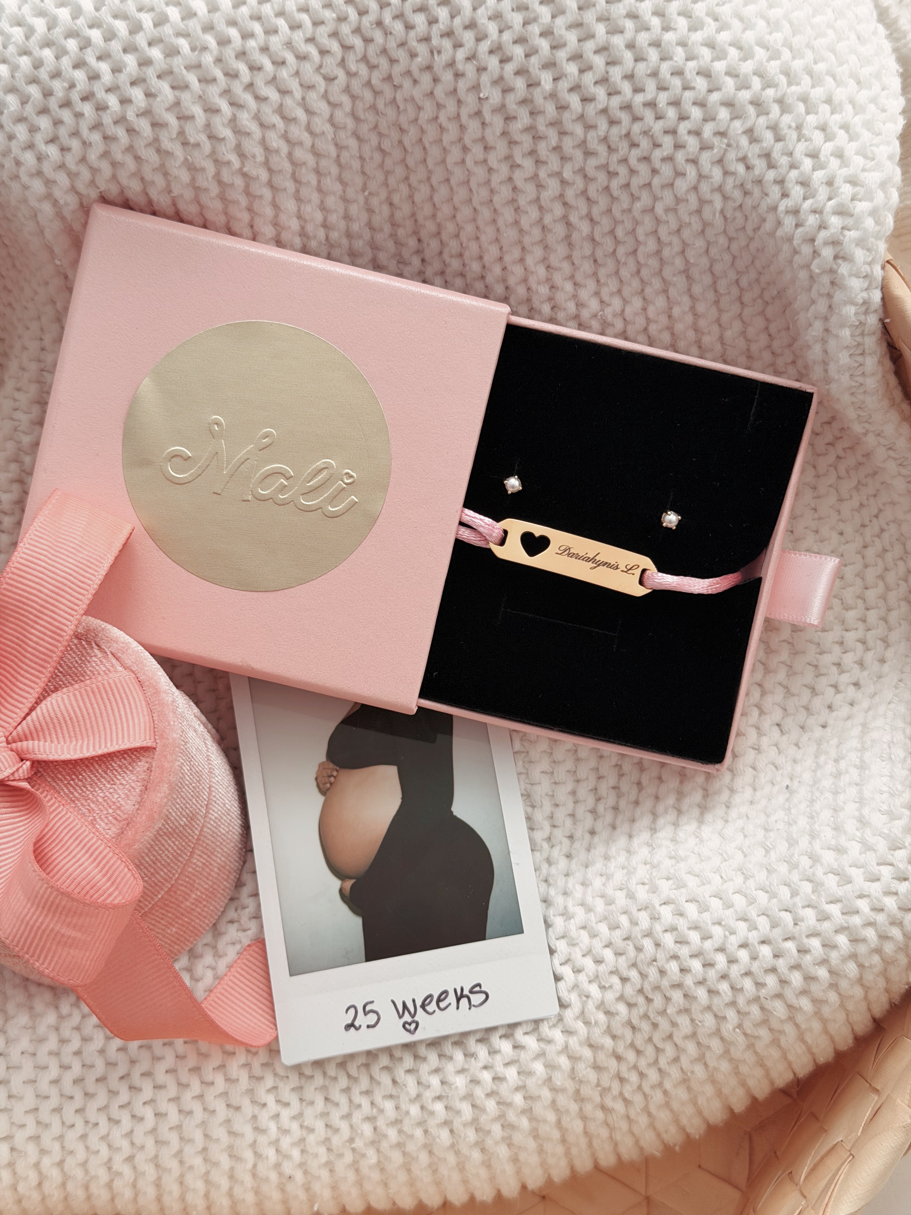 Girl Bundle Earrings and Nylon Bracelet