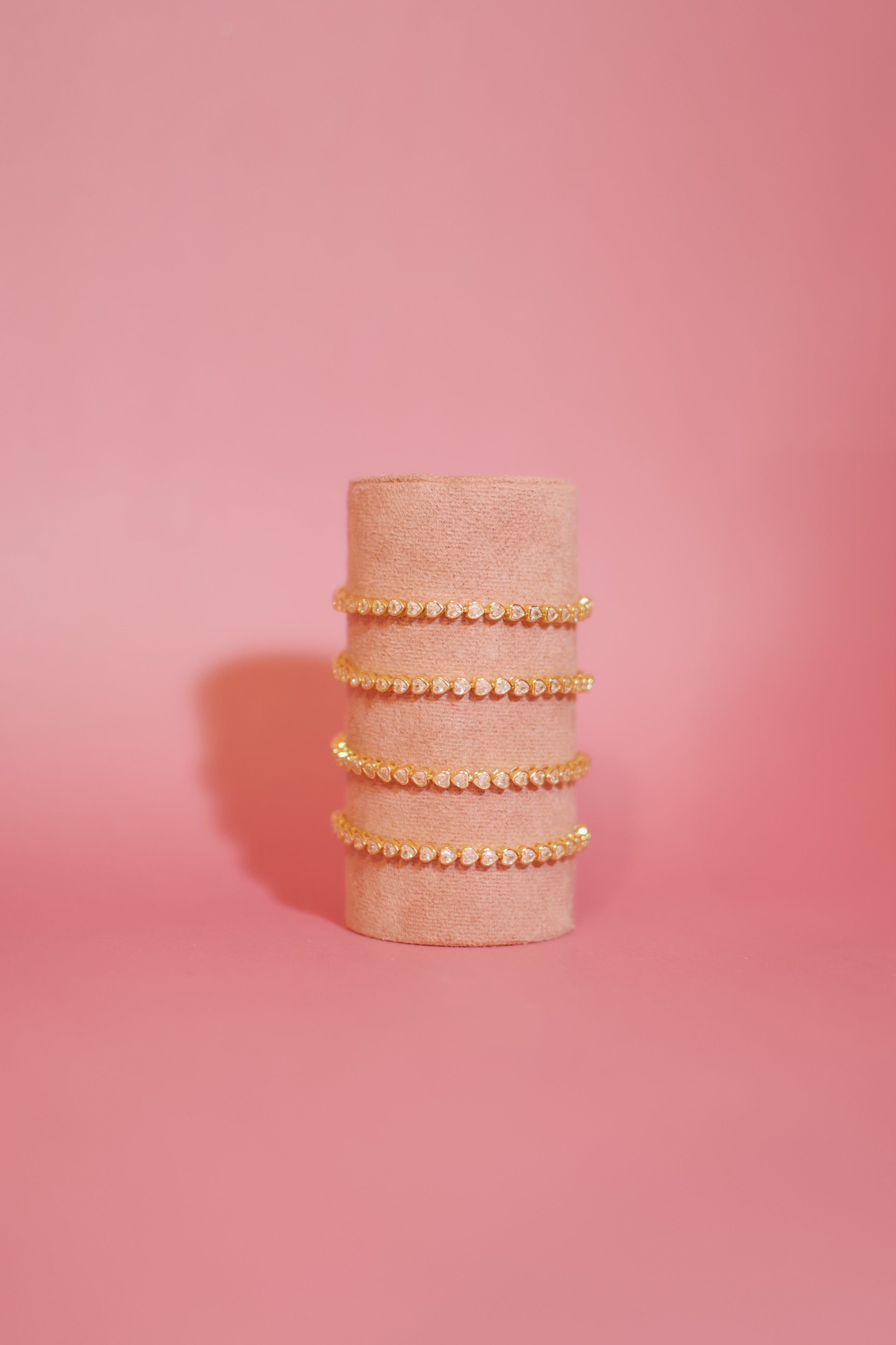 Iced Mali Hearts Bracelet