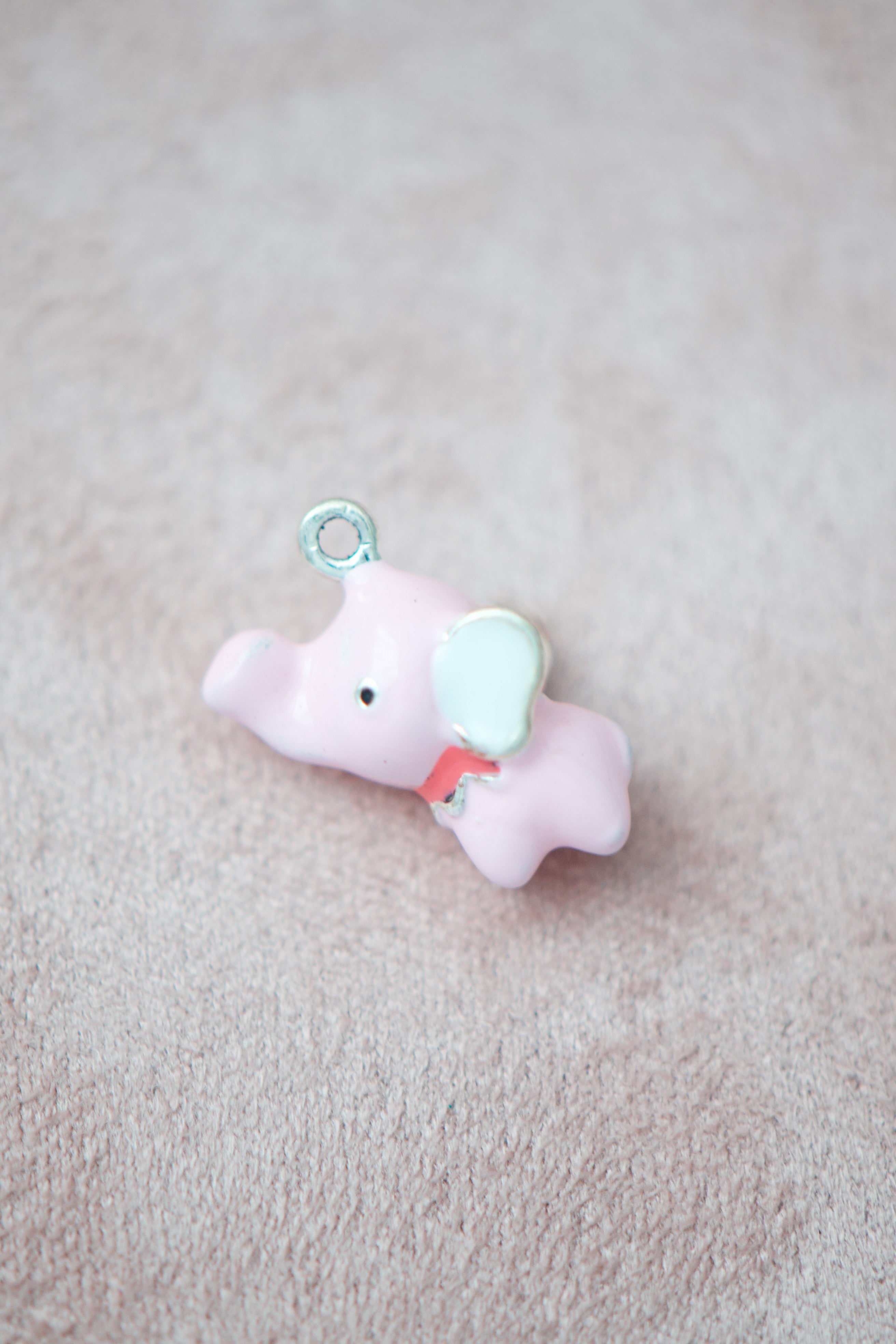 Pink Elephant Charm