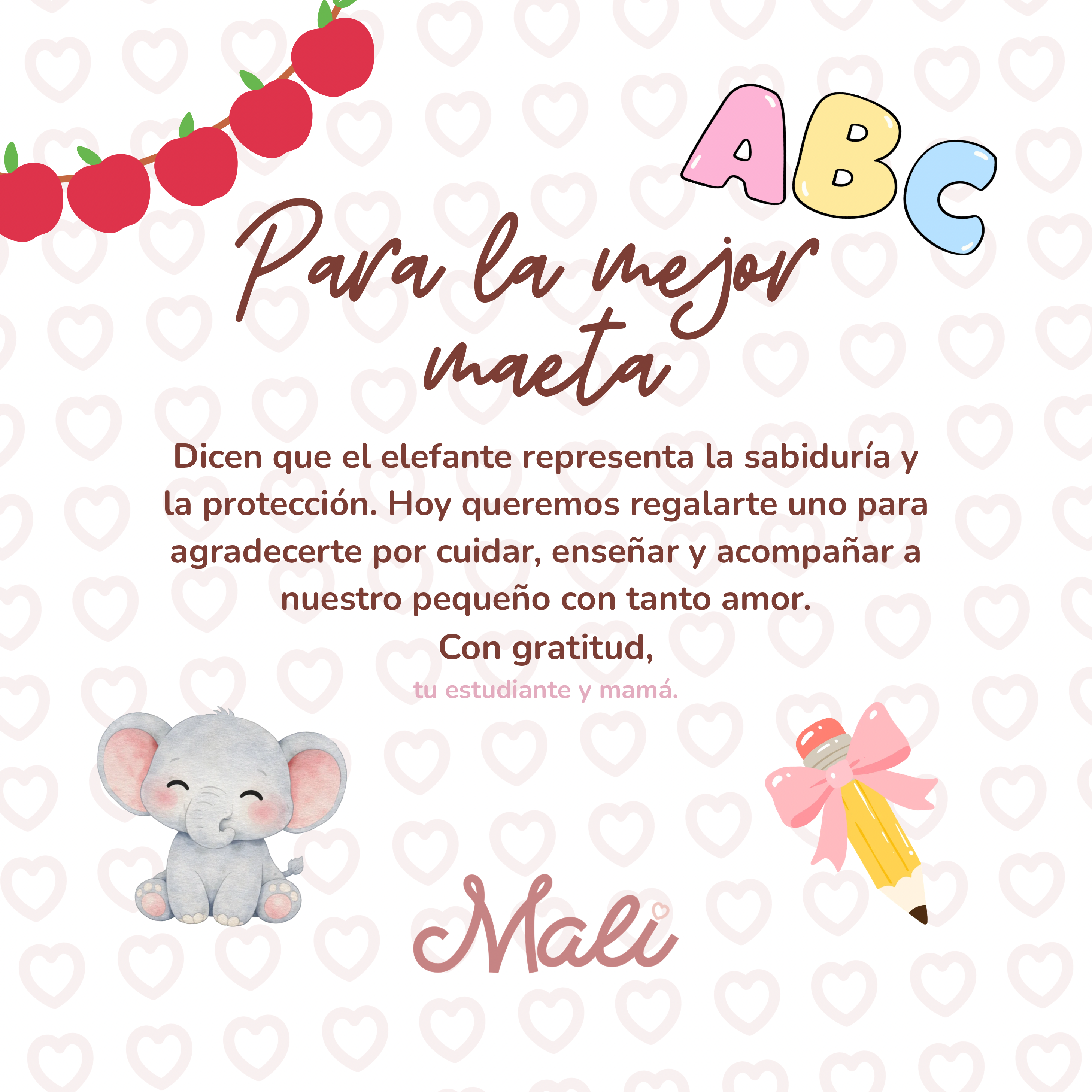 Cadena “la mejor maestra”