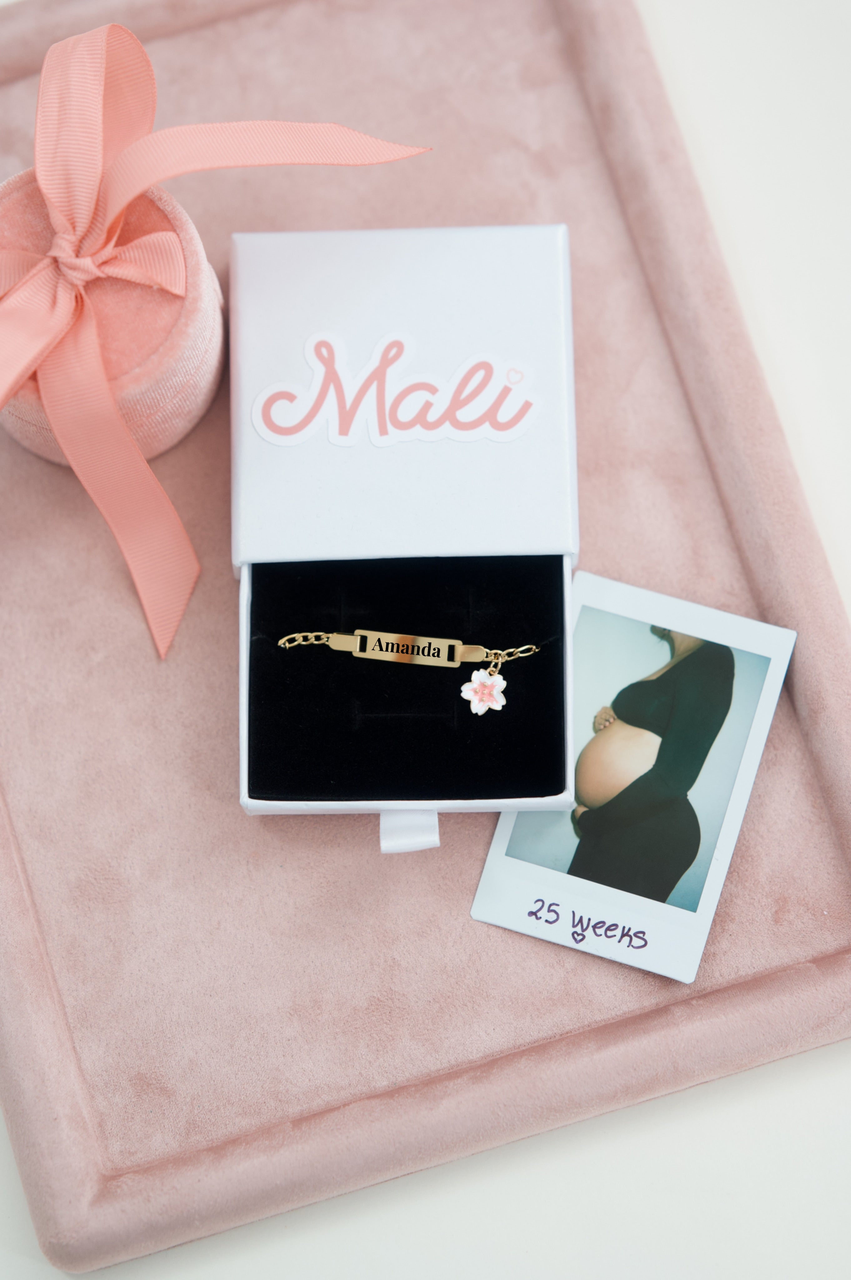 Pink Flower Charm